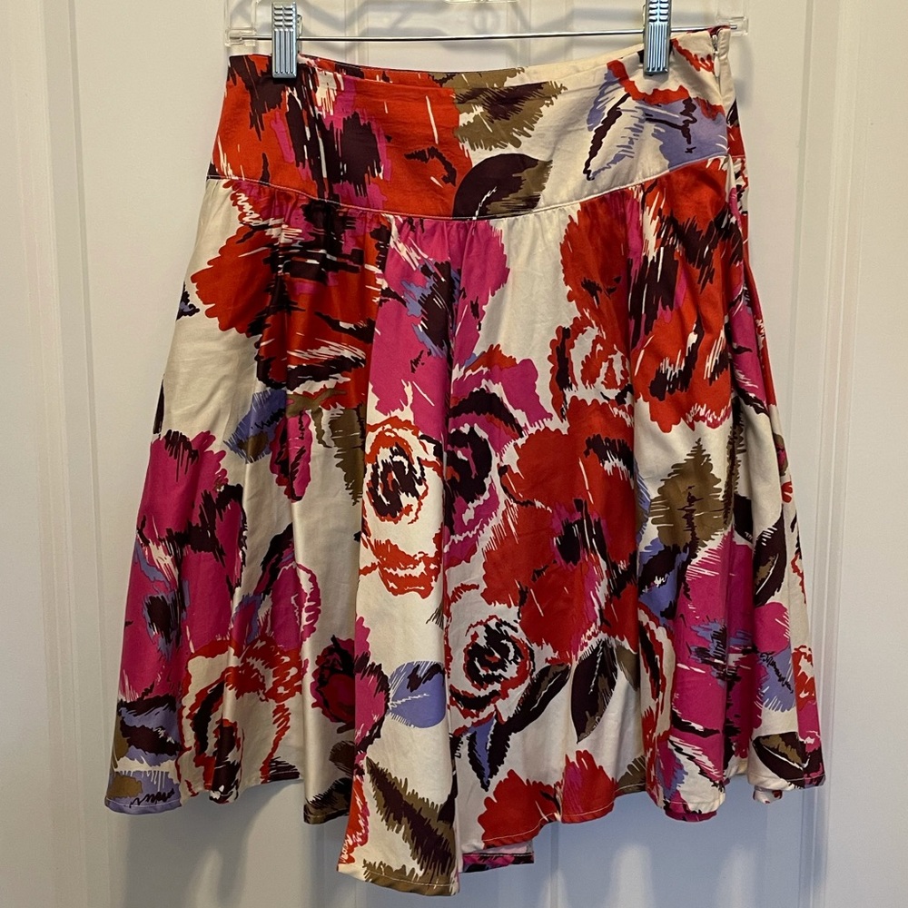 Forever 21 Floral Midi Skirt
